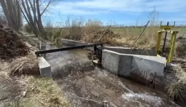 Modernizaci�n del canal Bombal en San Rafael