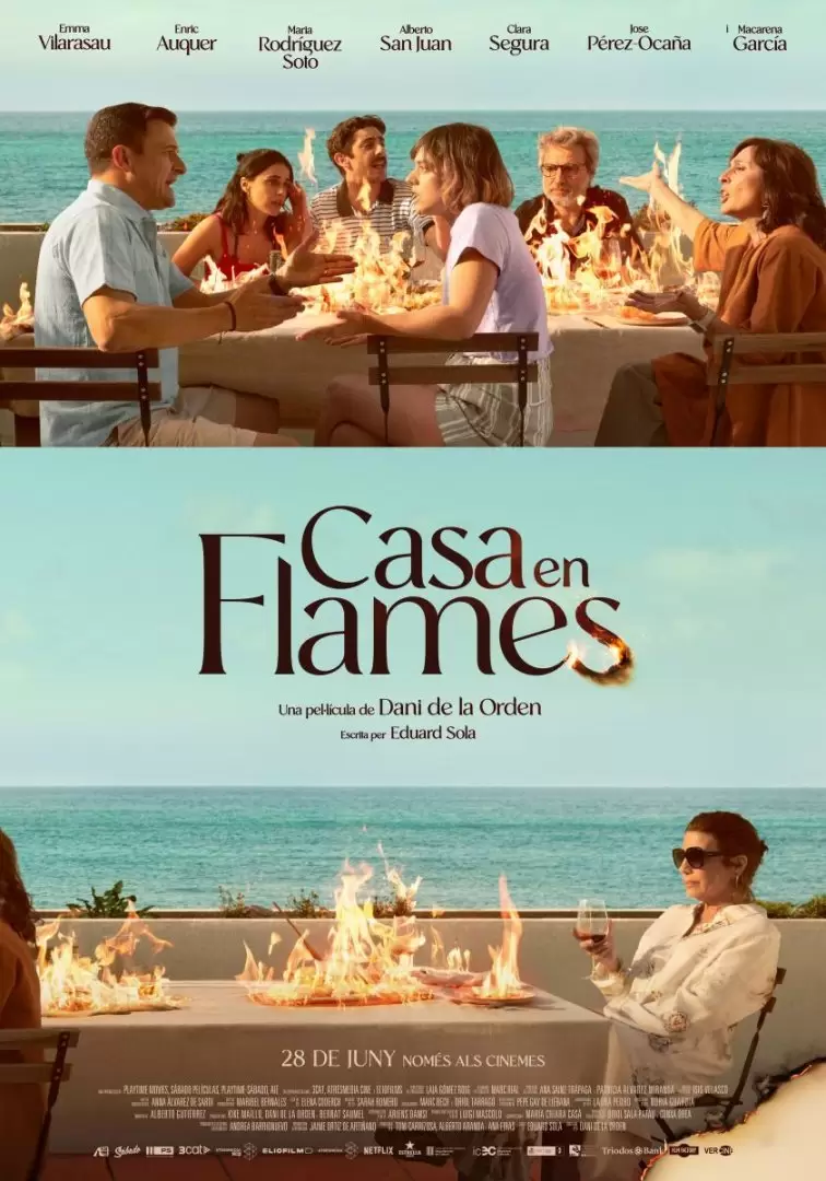 casa en llamas
