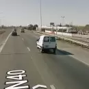 (Video) Choque en el Acceso Sur entre un cami�n y una camioneta gener� caos vehicular