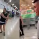 (Video) Cit� al presunto ped�filo de su hermana de 12 a�os y le dio una paliza en p�blico