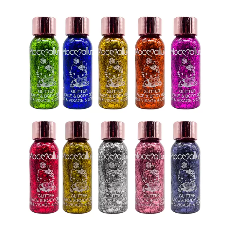 gel liquido con glitter mocmallure