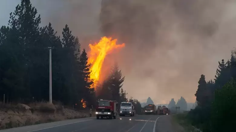 Incendio patagonia