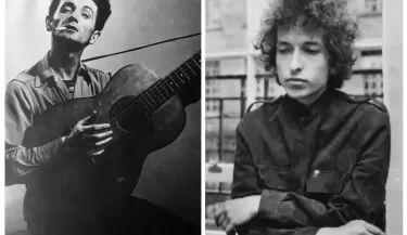 bob dylan y woody guthrie
