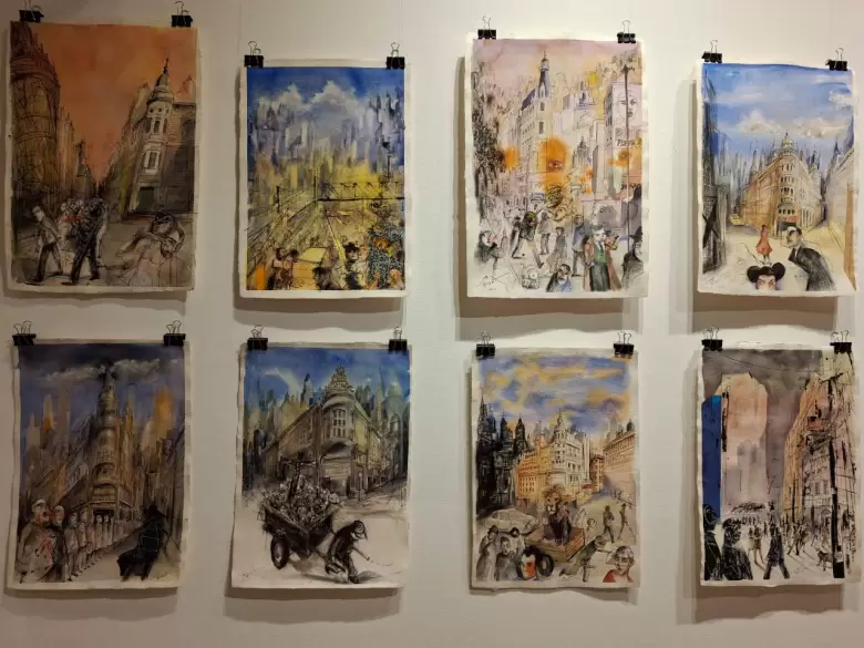 muestra "devenires en papel"