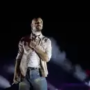 Abel Pintos cantó ante más de 30 mil personas en el Parque Cívico