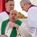El papa Francisco tuvo que interrumpir su homil�a, debido a dificultades respiratorias