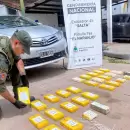 Incautaron 28 kilos de coca�na ocultos en el chasis de un auto en Salta