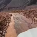 (Video) Toneladas de barro y rocas bloquean el paso a Chile: as� trabajan para reabrirlo