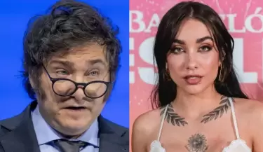 javier milei y maria becerra
