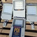 Secuestraron luminarias LED en otro operativo contra el comercio ilegal de metales no ferrosos