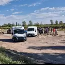 Vuelco en la ruta 7: los rescatistas enfrentaron varias dificultades para realizar sus tareas