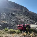 (Video) El incre�ble momento en que el chofer del cami�n sali� ileso tras volcar en la Curva de Guido