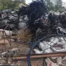 Desbarataron en Godoy Cruz una chacarita que almacenaba toneladas de cables robados