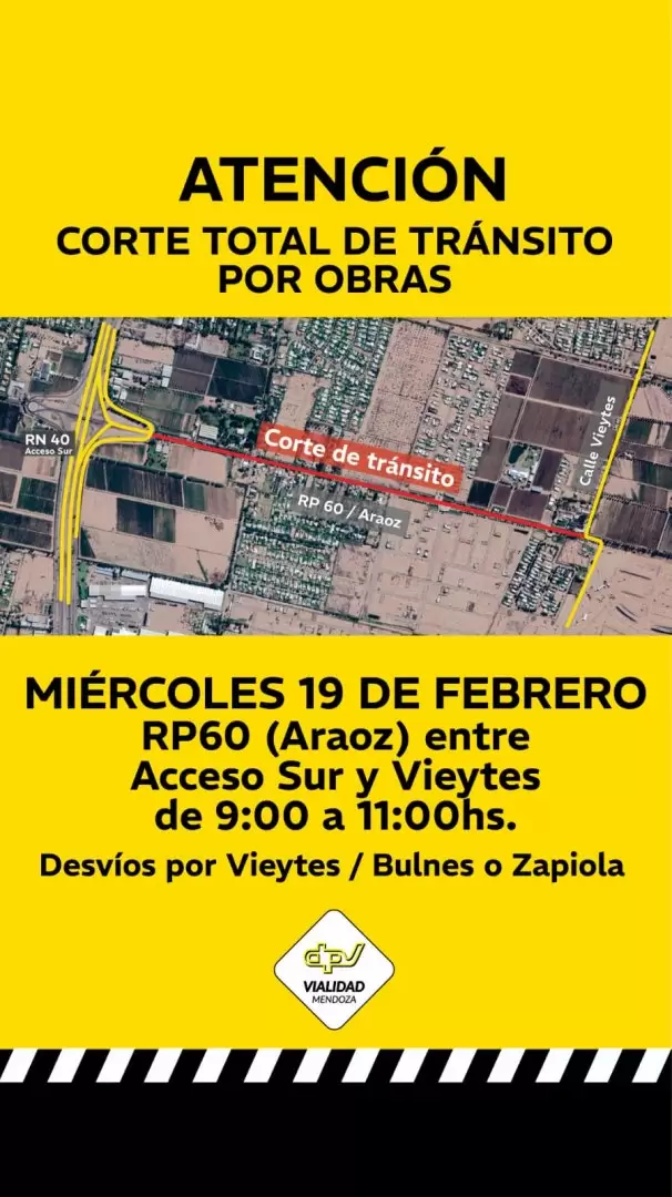 corte total de tránsito en Luján