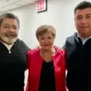 La CGT present� sus planteos a Georgieva, titular del FMI, antes del encuentro con Milei