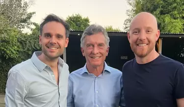 Macri y allasino