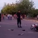 Un joven de 22 a�os impact� su moto contra una camioneta en San Carlos y muri� en el acto