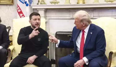 Trump y Zelensky