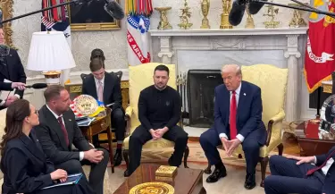 Trump y Zelensky