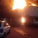 (Videos) Impactantes im�genes del incendio en el Ministerio de Seguridad