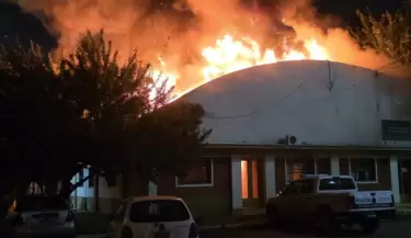 incendio en el ministerio de seguridad