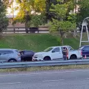 Un accidente vial genera congesti�n y complicaciones en el Acceso Sur