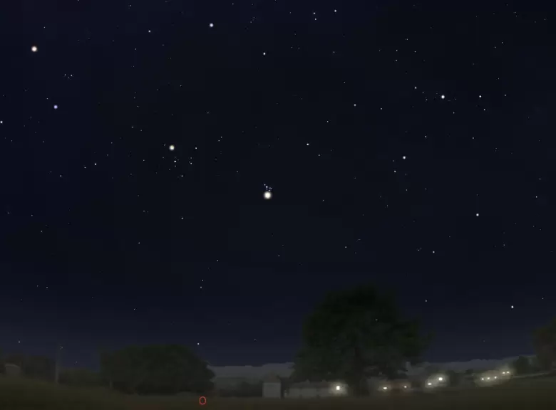 Tri�ngulo celestial