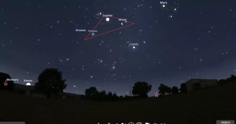 Tri�ngulo celestial