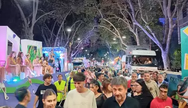 As� se vivi� la V�a Blanca en las calles del microcentro
