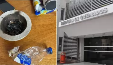 Mujer quemada en Arroyito