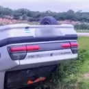 Dos mendocinas volcaron en una autopista de San Luis y resultaron ilesas