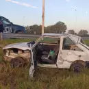 Un hombre se qued� dormido y volc� en Santa Rosa