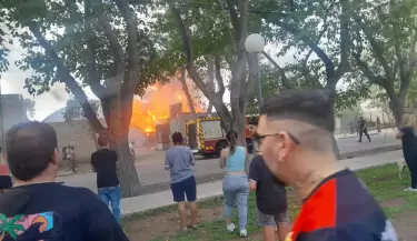 Incendio en Guaymall�n