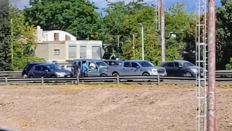 Incidente vial acceso este