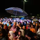 La lluvia marc� el final del show de Palito Ortega en Luj�n de Cuyo