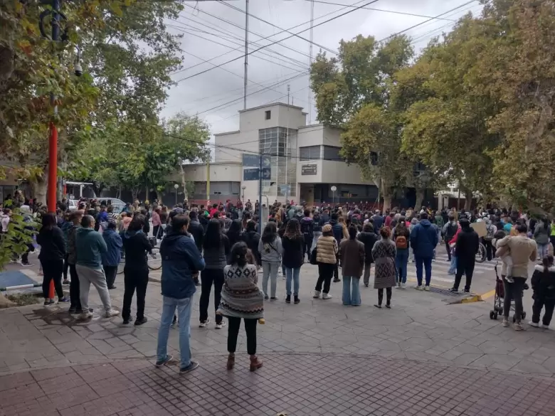 Marcha en Rivadavia
