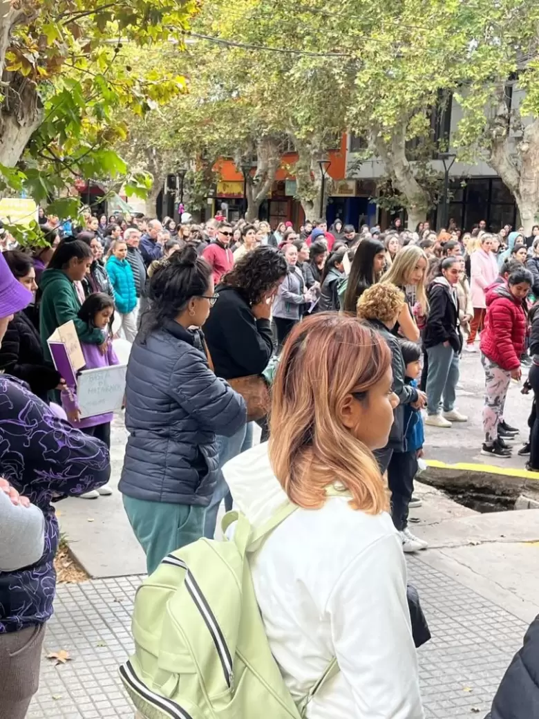 Marcha en Rivadavia