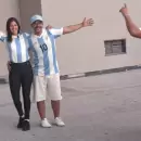 (En fotos) Toda la previa del cl�sico entre Argentina y Brasil, con la alegr�a y el calor de los hinchas