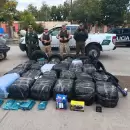 Operativo en Lavalle: secuestraron casi media tonelada de hojas de coca y hay dos detenidos
