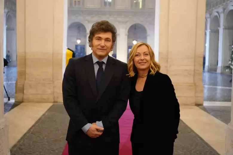 MILEI Y MELONI