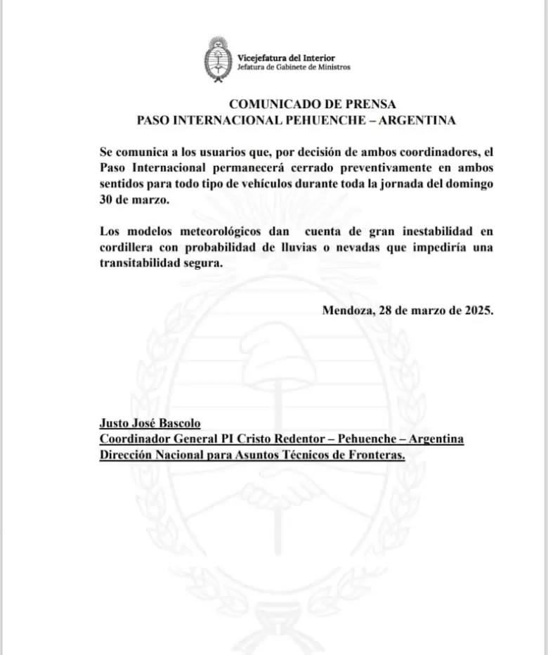 cierre paso