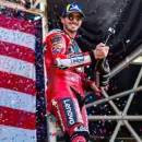 Francesco Bagnaia se adue�� de la victoria, tras la ca�da de Marc M�rquez en el GP de las Am�ricas
