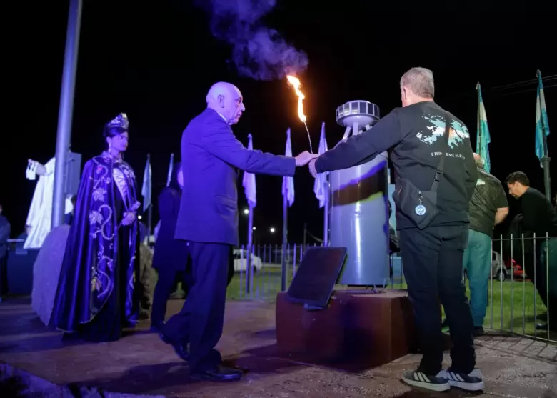 Homenaje en Maip� a veteranos y ca�dos en la Guerra de Malvinas