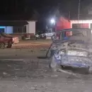 Violento choque frontal entre dos autos en San Rafael: cuatro personas heridas