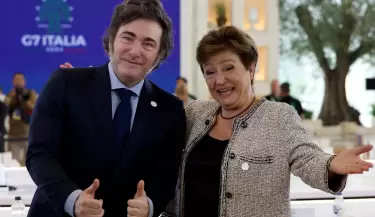 javier milei cristalina georgeva