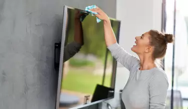 limpieza televisor