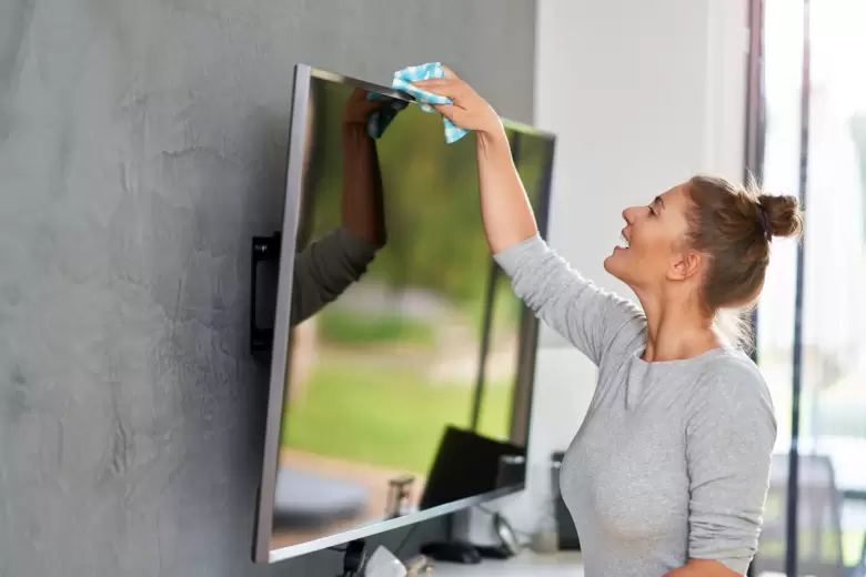 limpieza televisor