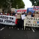 Fuerte movilizaci�n de jubilados y gremios en la antesala del paro general de la CGT