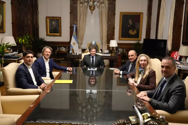 Javier Milei se reunió con directivos de Mercado Libre Argentina