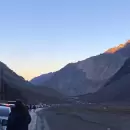 Cuatro horas de espera para ingresar a Chile por el t�nel Cristo Redentor
